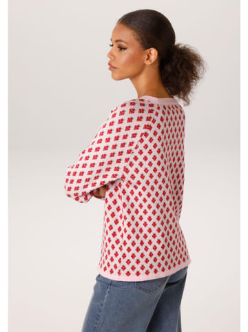 Aniston Trui lichtroze/rood
