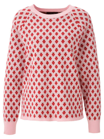 Aniston Pullover in Rosa/ Rot