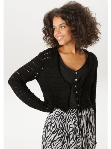 Aniston Cardigan in Schwarz