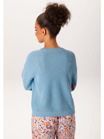 Aniston Pullover in Hellblau