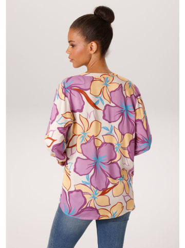 Aniston Blouse paars/geel