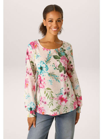 Aniston Bluzka w kolorze jasnoróżowo-zielonym