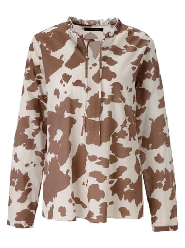 Aniston Blouse bruin/wit