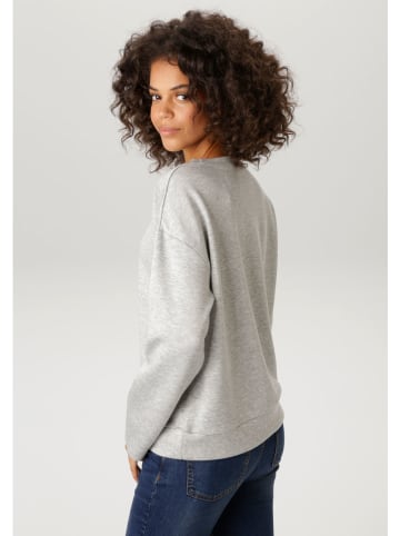 Aniston Sweatshirt lichtgrijs