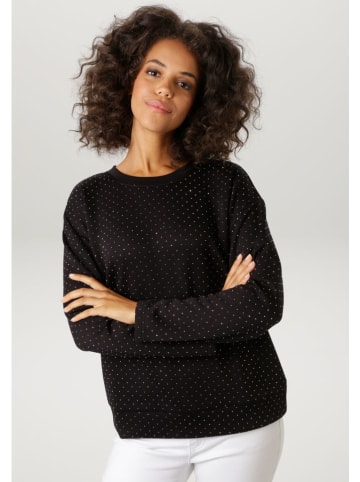 Aniston Sweatshirt in Schwarz