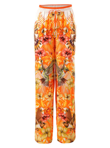 Aniston Broek oranje/wit