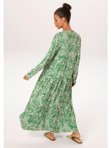 Aniston Sukienka w kolorze zielono-białym