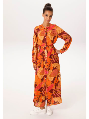 Aniston Kleid in Orange/ Bordeaux