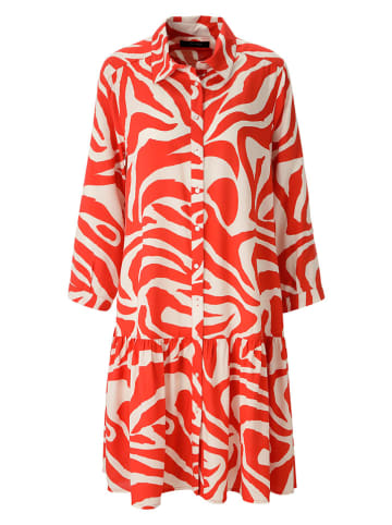 Aniston Jurk rood/wit