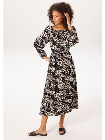Aniston Kleid in Schwarz/ Creme