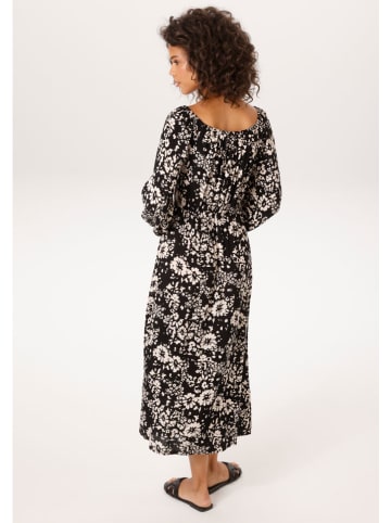 Aniston Kleid in Schwarz/ Creme