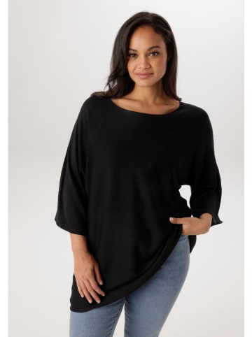 Aniston Pullover in Schwarz