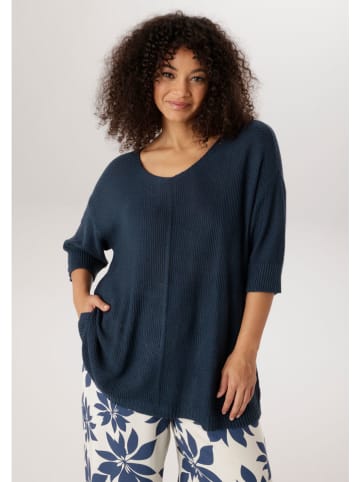 Aniston Pullover in Dunkelblau