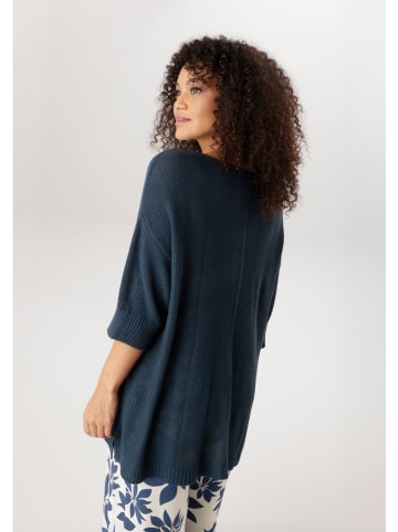 Aniston Sweter w kolorze granatowym