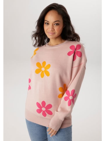 Aniston Sweter w kolorze jasnoróżowym