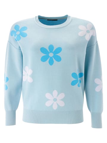 Aniston Sweter w kolorze błękitnym