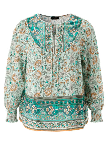 Aniston Blouse turquoise/lichtbruin