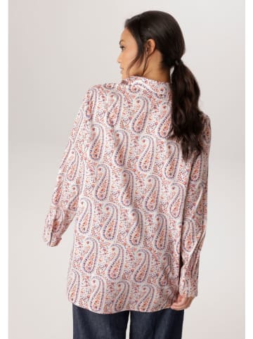 Aniston Bluse in Rosé/ Blau