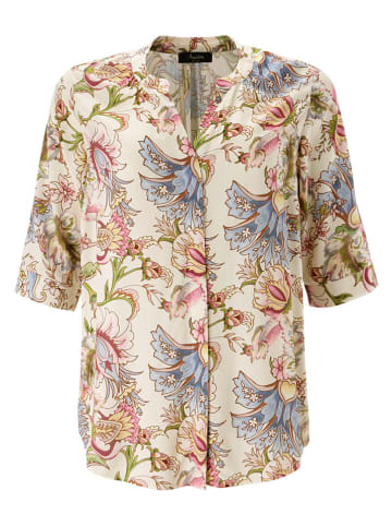 Aniston Blouse crème/lichtblauw/roze