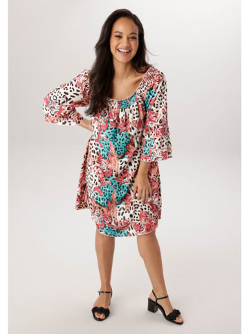 Aniston Sukienka w kolorze jasnoróżowo-turkusowym