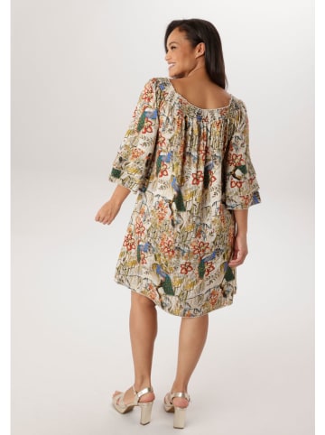 Aniston Jurk beige/meerkleurig