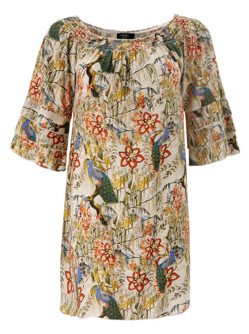 Aniston Kleid in Beige/ Bunt