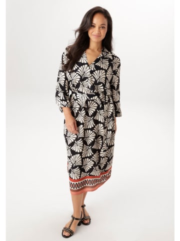 Aniston Kleid in Schwarz/ Creme