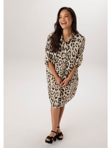 Aniston Sukienka w kolorze beżowo-czarnym