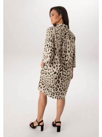 Aniston Sukienka w kolorze beżowo-czarnym