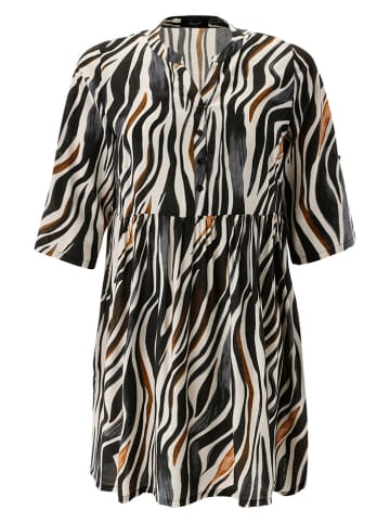 Aniston Jurk zwart/crème