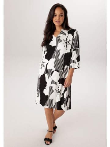Aniston Kleid in Schwarz/ Weiß