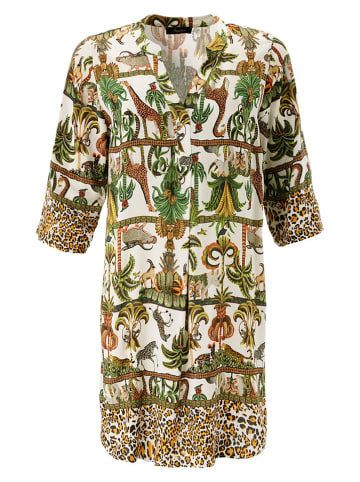 Aniston Jurk groen/wit