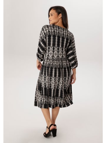 Aniston Kleid in Schwarz/ Weiß