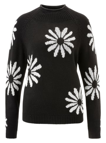 Aniston Sweter w kolorze czarno-białym