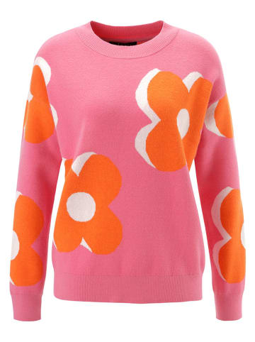 Aniston Pullover in Pink/ Orange