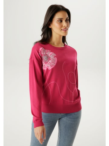 Aniston Sweter w kolorze bordowym