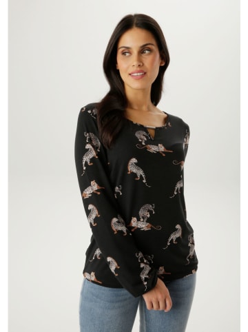 Aniston Longsleeve in Schwarz
