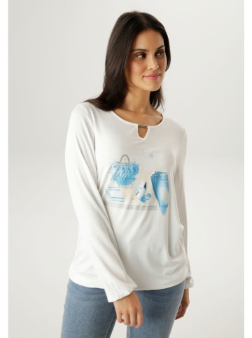Aniston Longsleeve in Weiß