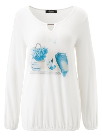 Aniston Longsleeve in Weiß