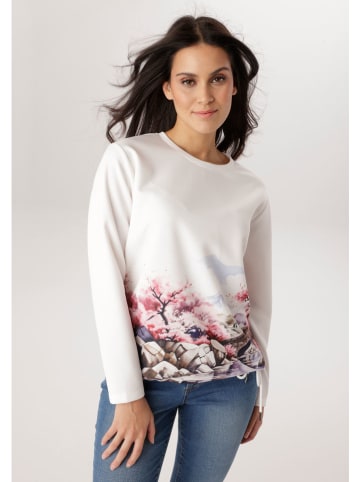 Aniston Sweatshirt in Weiß