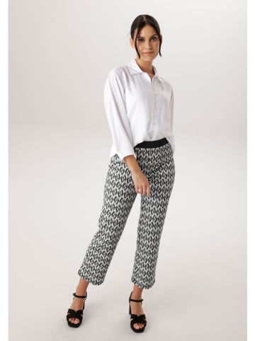 Aniston Broek zwart/wit