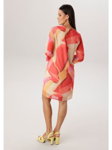 Aniston Sukienka w kolorze beżowo-czerwonym