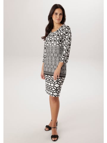 Aniston Jurk wit/zwart