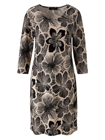 Aniston Kleid in Beige/ Schwarz