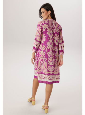 Aniston Kleid in Lila/ Beige