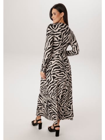 Aniston Kleid in Schwarz/ Creme
