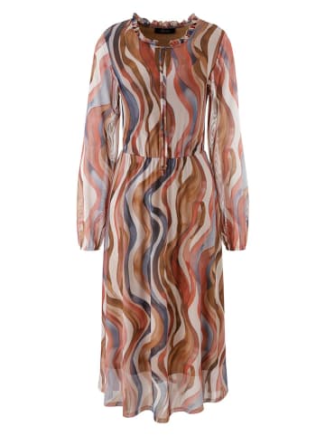 Aniston Kleid in Braun/ Rot