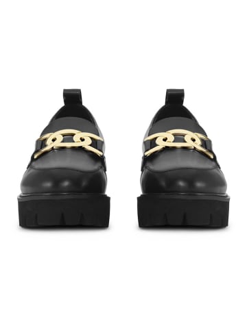 Ilse Jacobsen Leren mocassins zwart