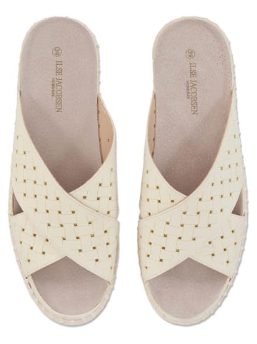 Ilse Jacobsen Klapki w kolorze kremowym