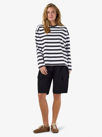 Noisy may Longsleeve "Ember" in Schwarz/ Weiß